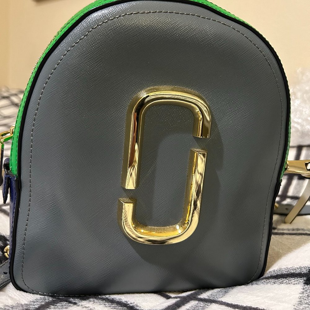 MARC JACOBS,  Packshot Backpack EUC, Cute Structured  Saffiano Leather Backpack